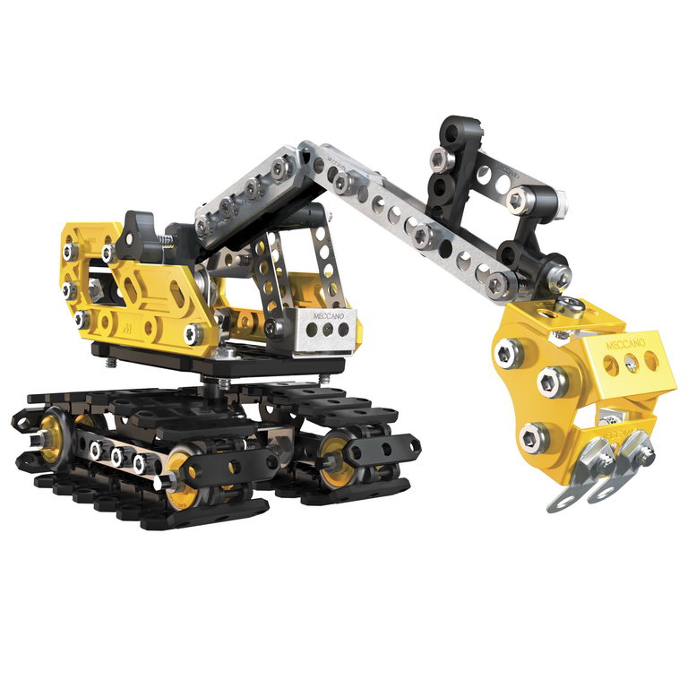 Meccano kit 2 in 1 excavator buldozer