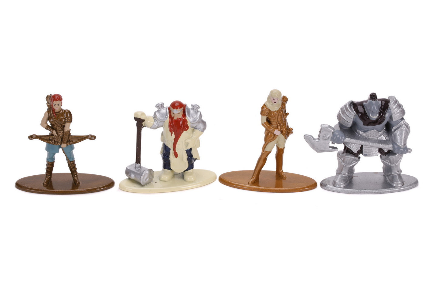 Dungeons dragons set 4 nanofigurine 4cm