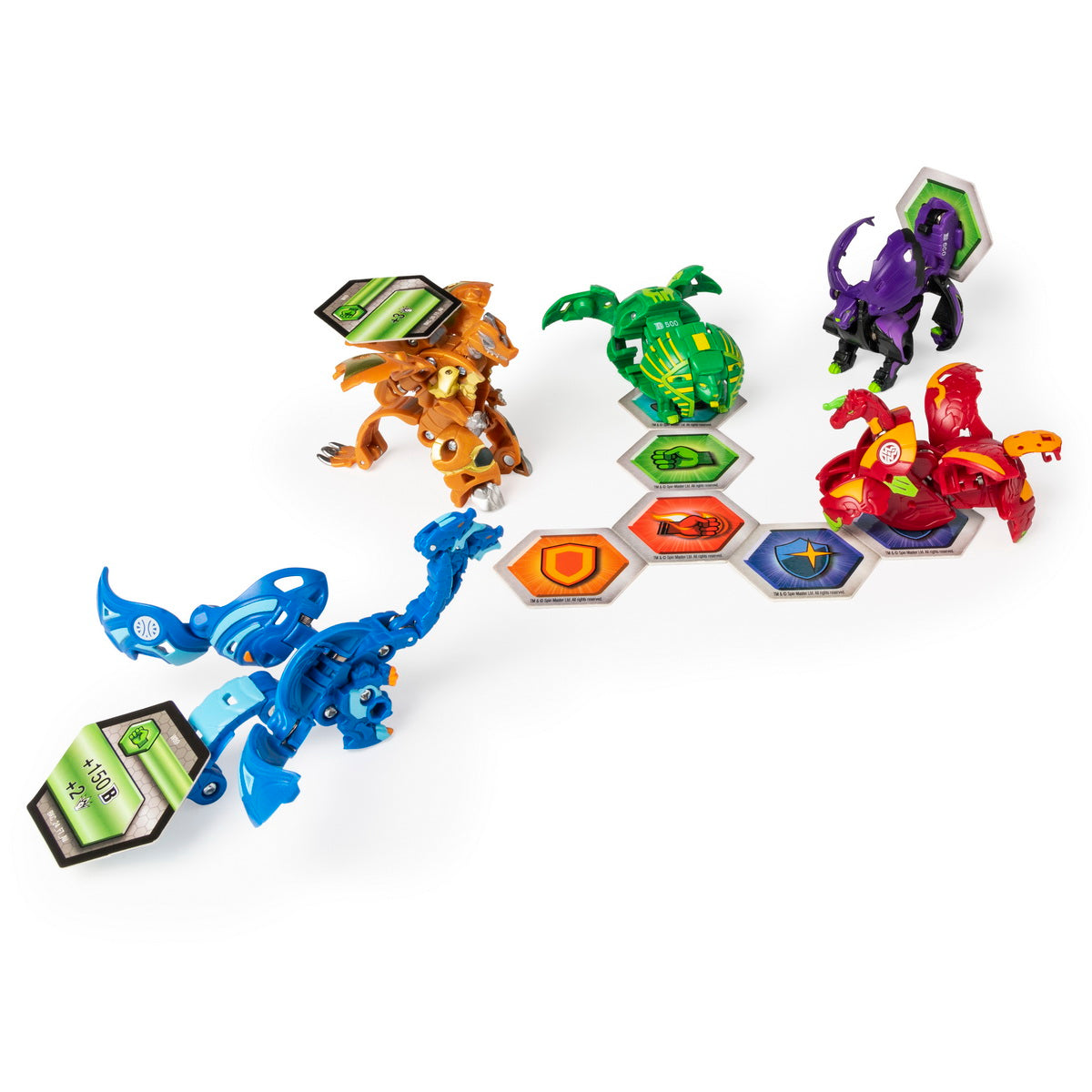 Bakugan s2 set de lupta ultra hydorous si nillious cu baku-gear