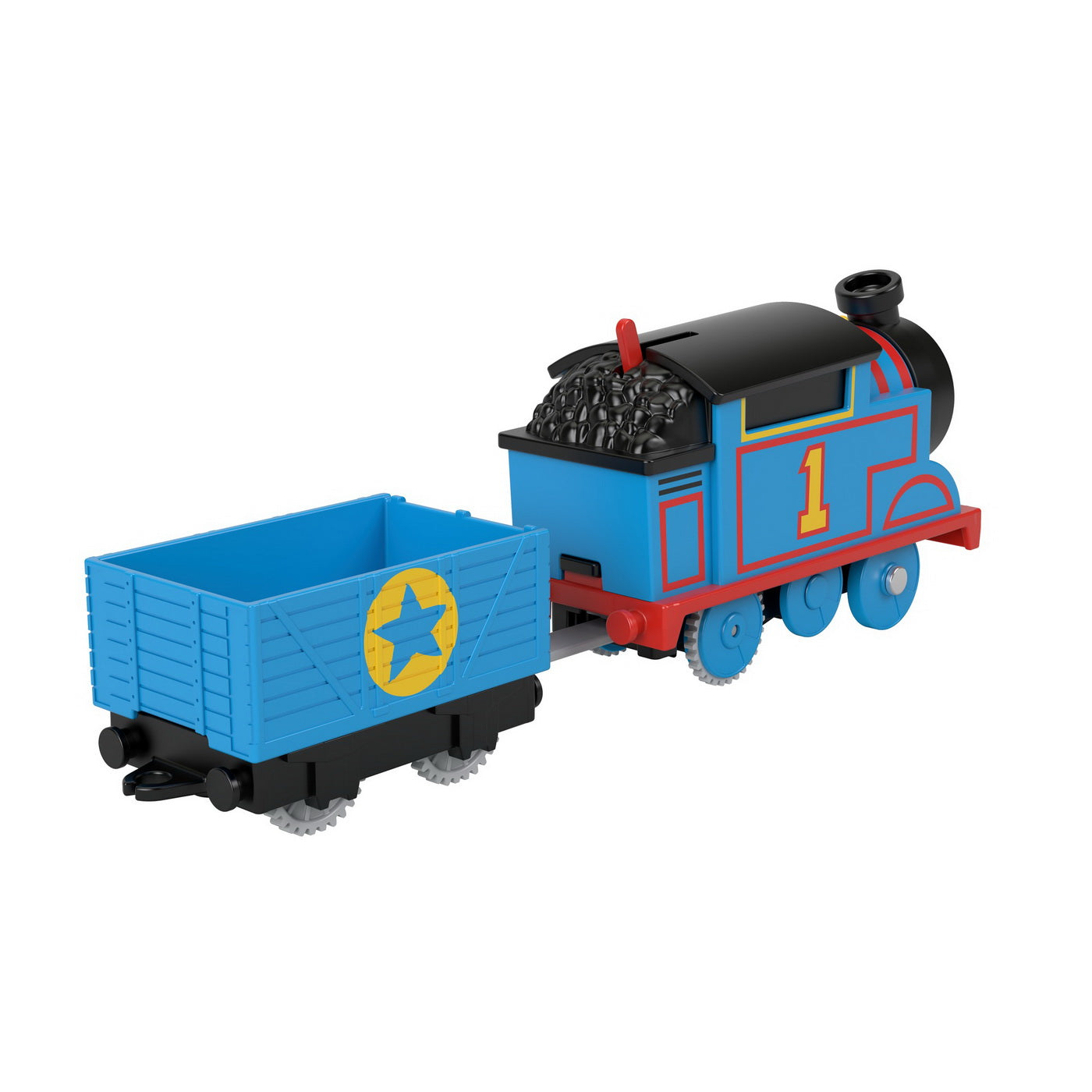 Thomas locomotiva motorizata thomas cu vagon