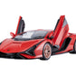 Masina cu telecomanda lamborghini sian rosu cu scara 1 la 14