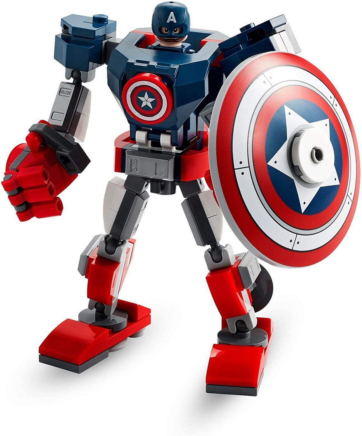 Lego super heroes armura de robot capitanul america 76168