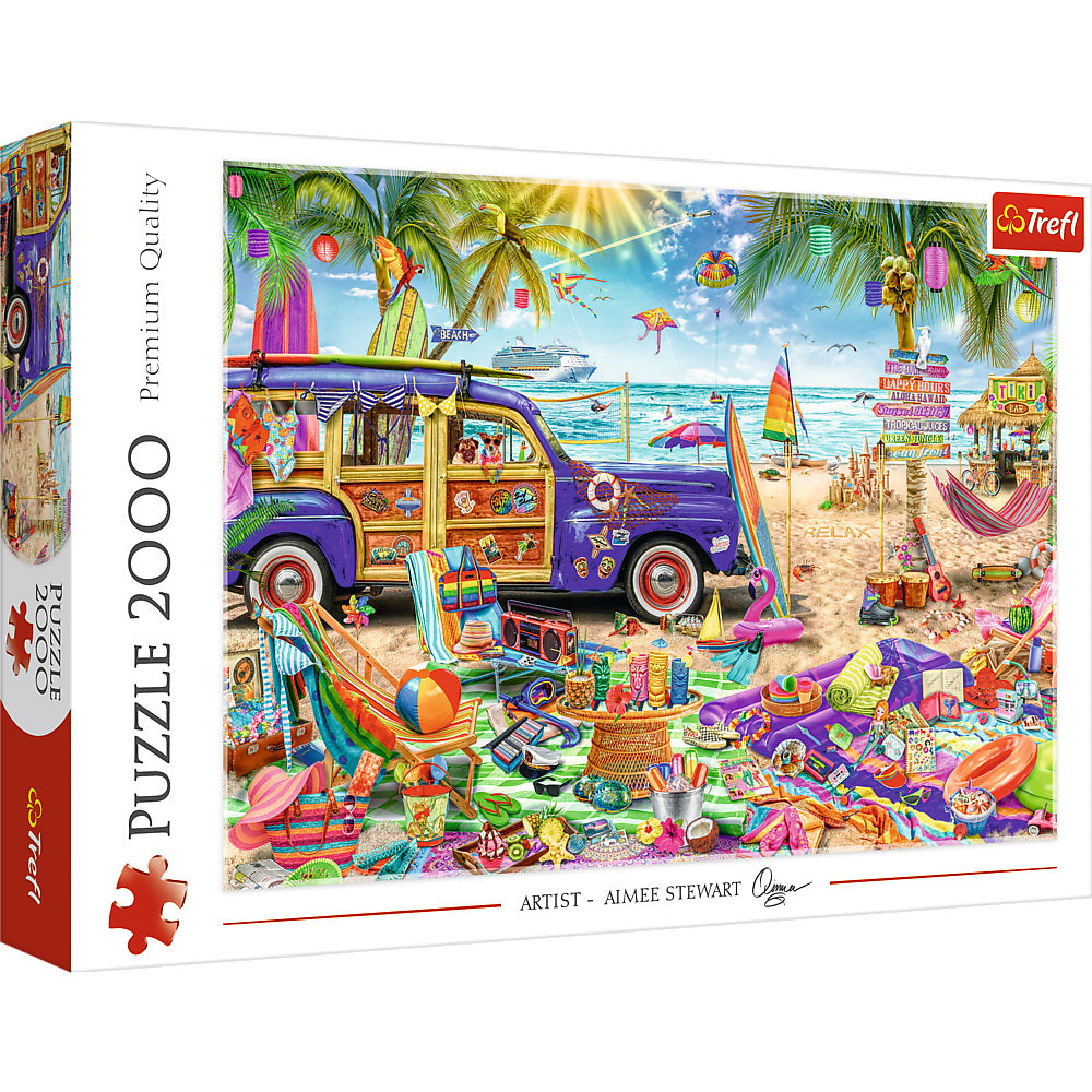 Puzzle trefl 2000 vacanta tropicala