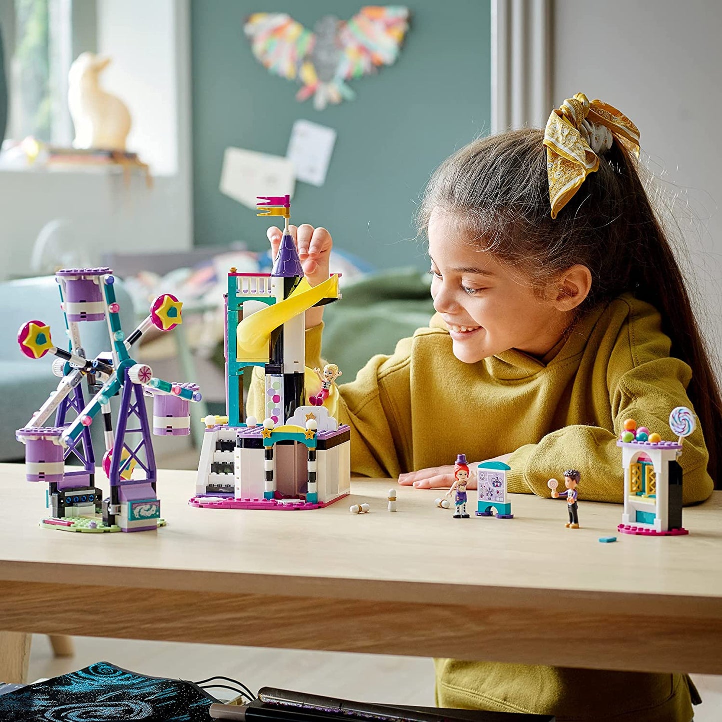 Lego friends roata si tobogan magic 41689