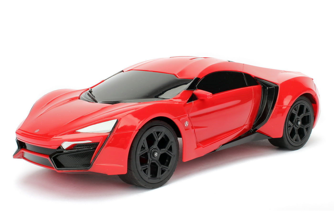 Masinuta metalica cu telecomanda fast furious rc lykan hypersport scara 1:16