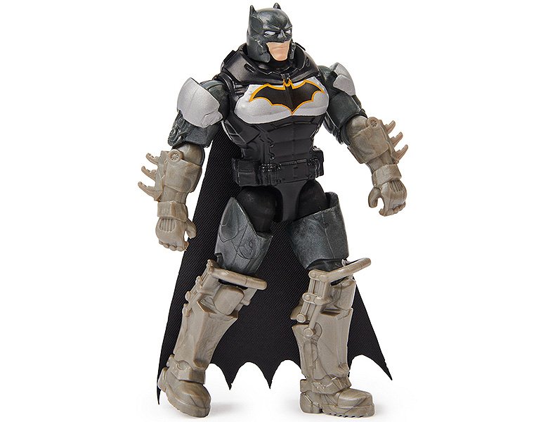 Figurina batman in costum cu super armura 10cm cu 3 cate accesorii