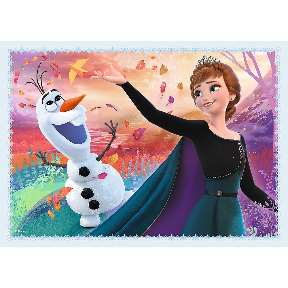 Puzzle trefl 4in1 frozen2 padurea magica