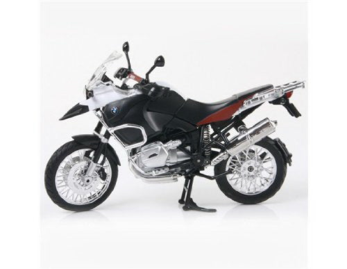 Motocicleta metalica  bmw rs1200 gs alba scara 1 la 9