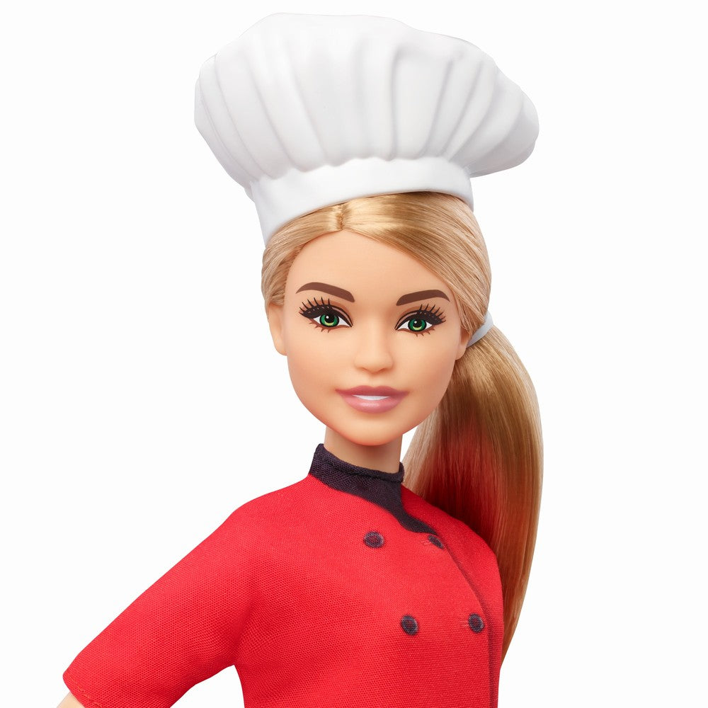 Papusa barbie cariere chef in bucatarie