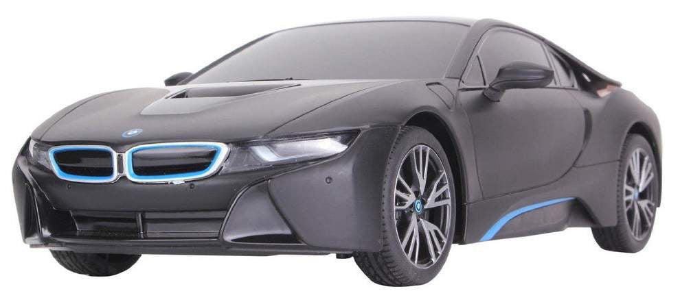 Masina cu telecomanda bmw i8 negru cu scara 1 la 18