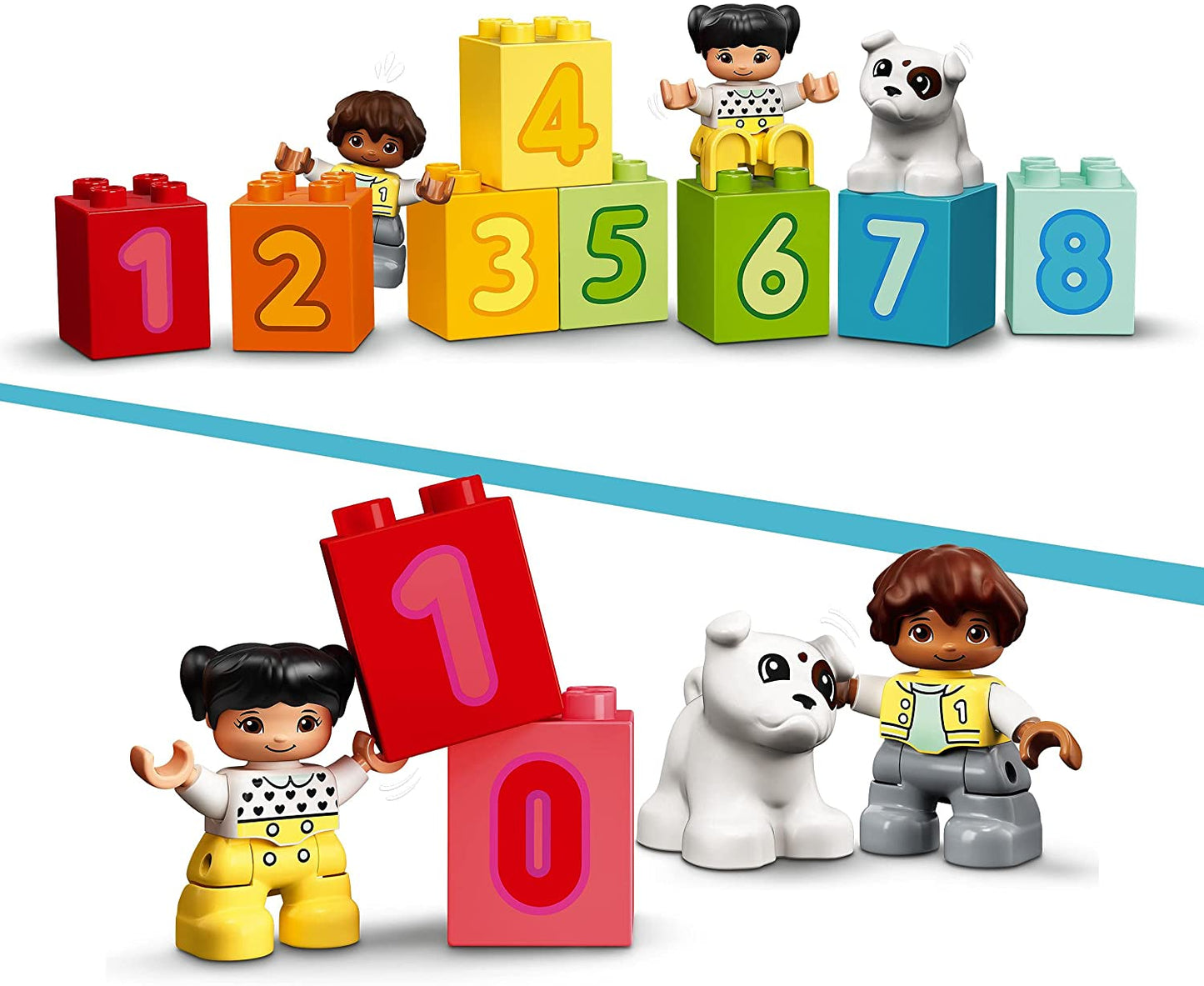 Lego duplo primul meu tren cu numere - invata sa numeri 10954