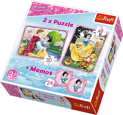 Puzzle trefl 2in1 memo alba ca zapada