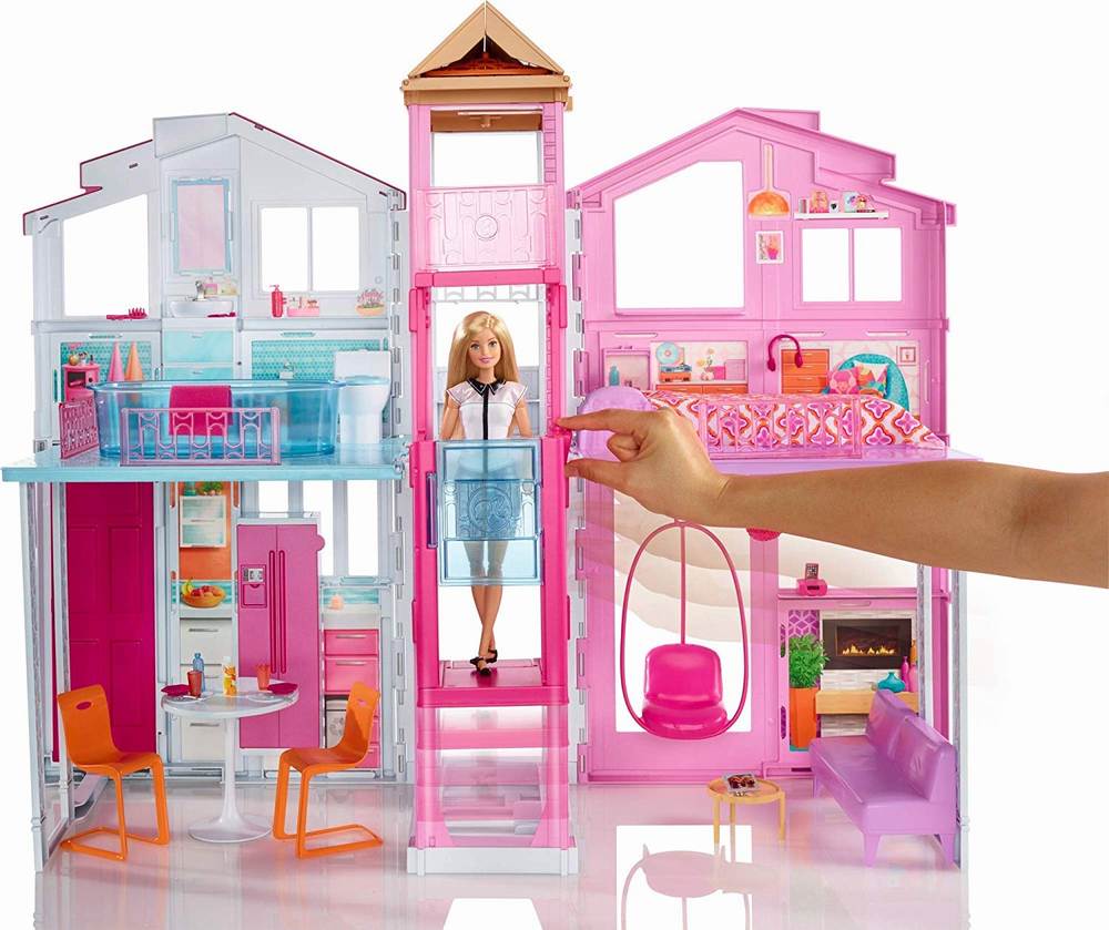 Casa barbie fabuloasa cu 3 etaje