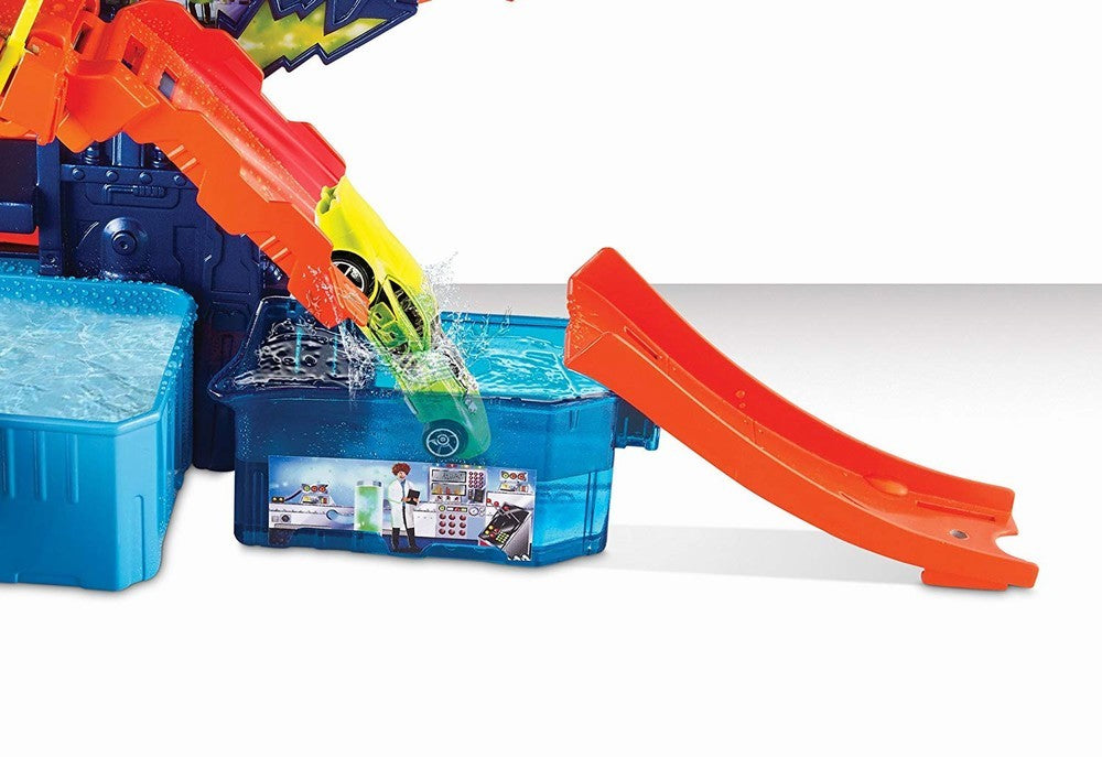 Hot wheels playset culori schimbatoare laboratorul stiintific