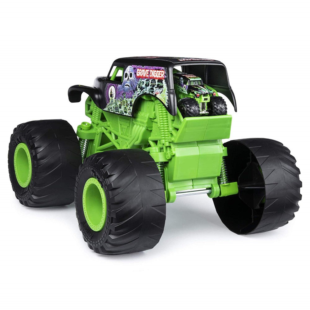 Monster jam masina grave digger scara 1 la 10