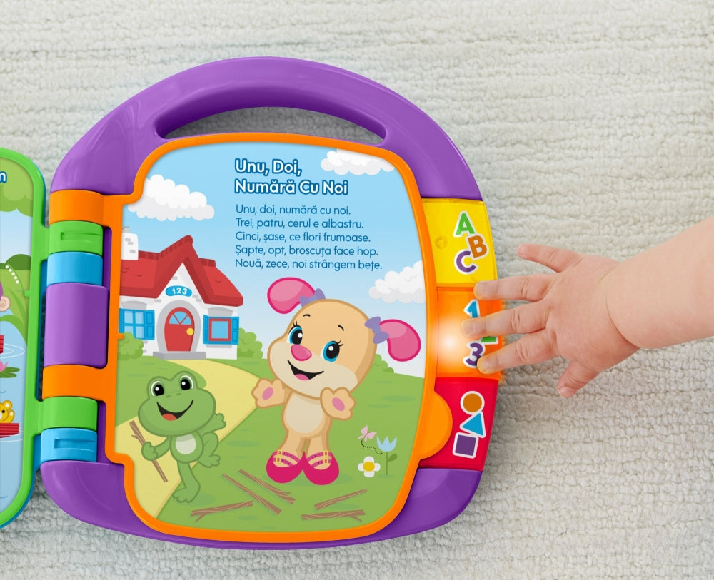 Fisher price cartea de povesti in limba romana