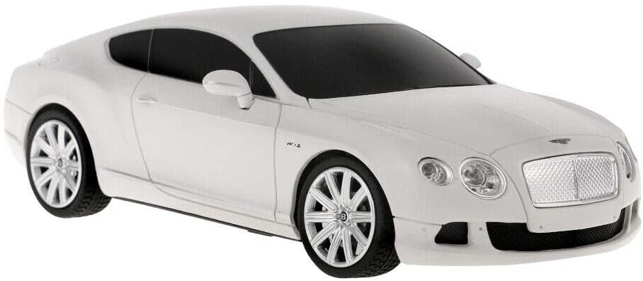 Masina cu telecomanda bentley continental gt alb cu scara 1 la 24