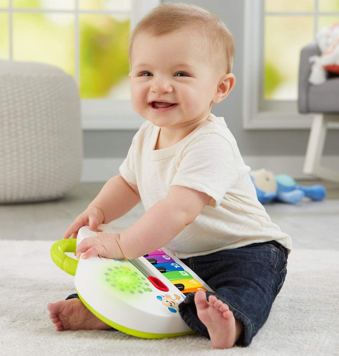 Fisher price pianul interactiv in limba romana