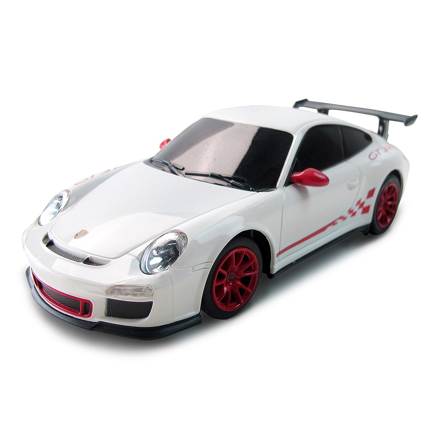 Masina cu telecomanda porsche gt3 rs alb cu scara 1 la 24