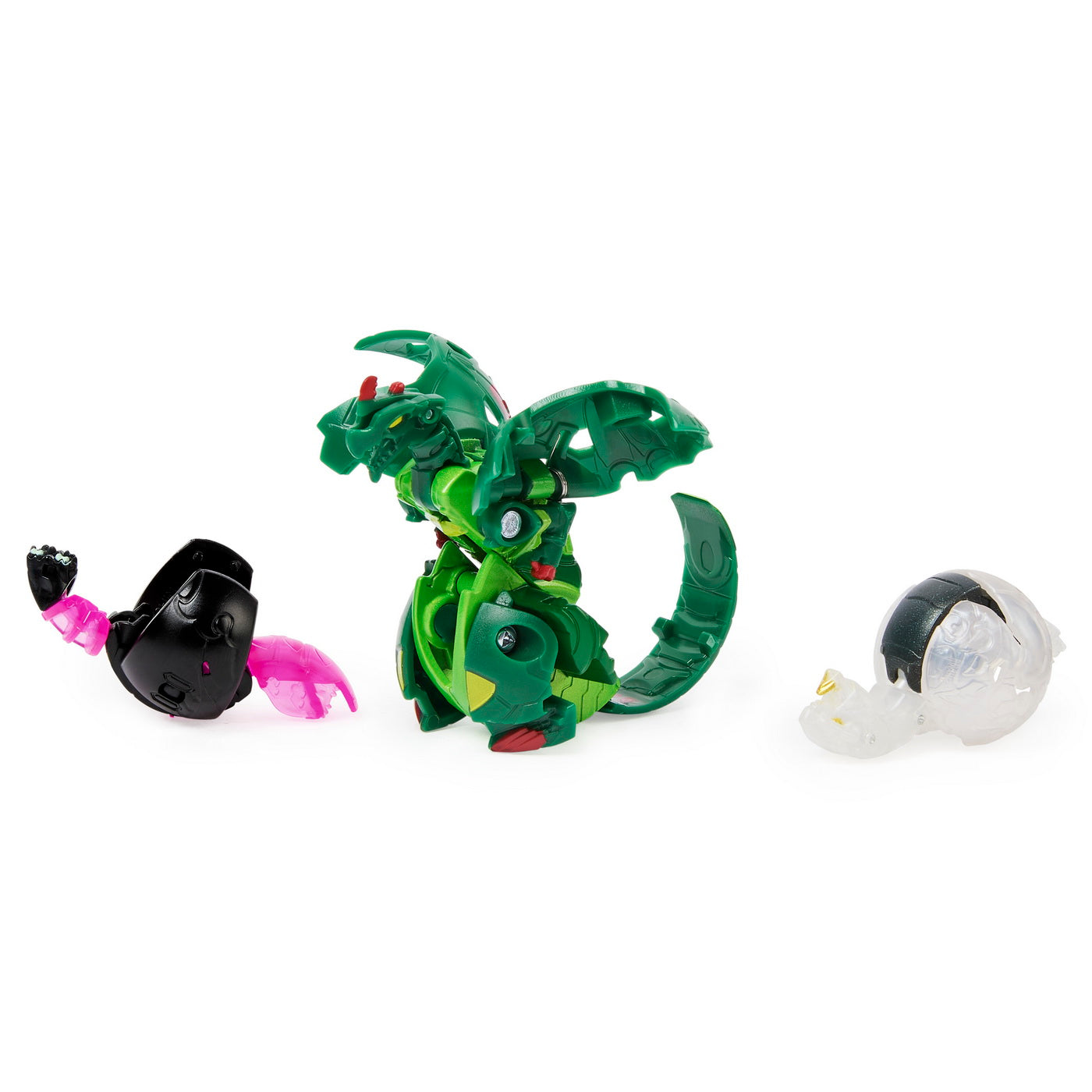 Bakugan platinum powerup s4 dragonoid, nano scorcher si nano siphon