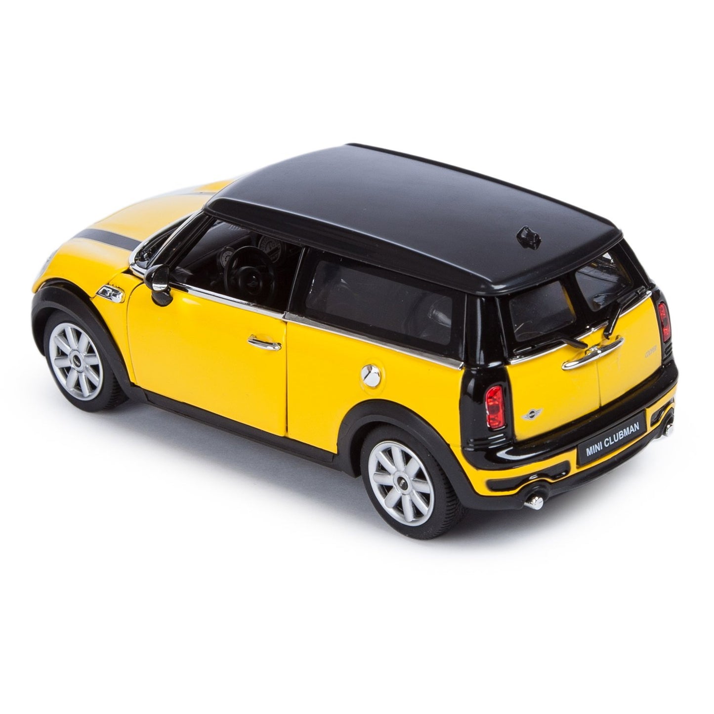 Masinuta metalica mini cooper clubman galben scara 1 la 24