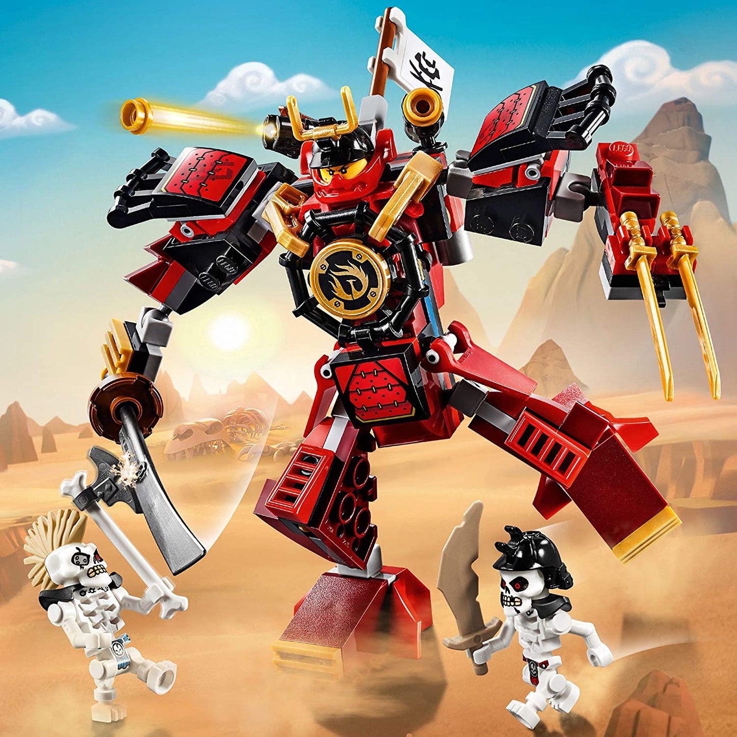 Lego samurai mech