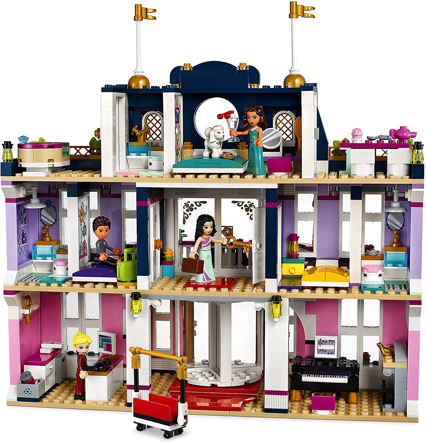 Lego friends grand hotel in orasul heartlake 41684