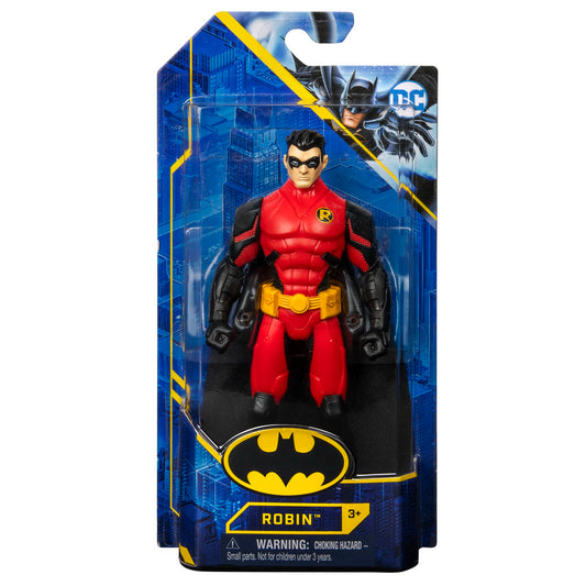 Batman figurina robin 15cm in costum rosu