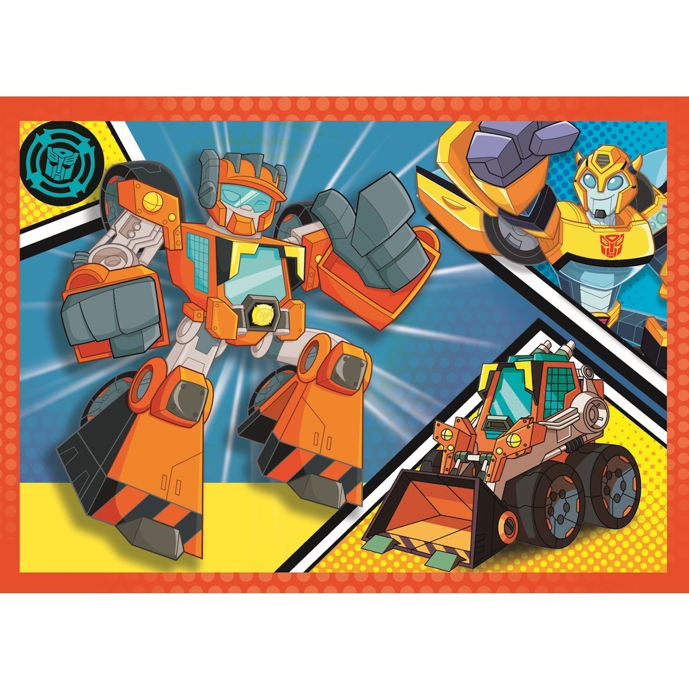 Puzzle trefl 4in1 academia transformers