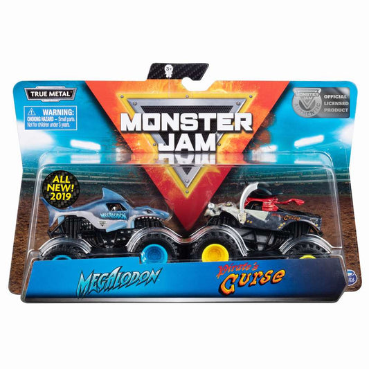 Monster jam set 2 machete megalodon si pirates curse