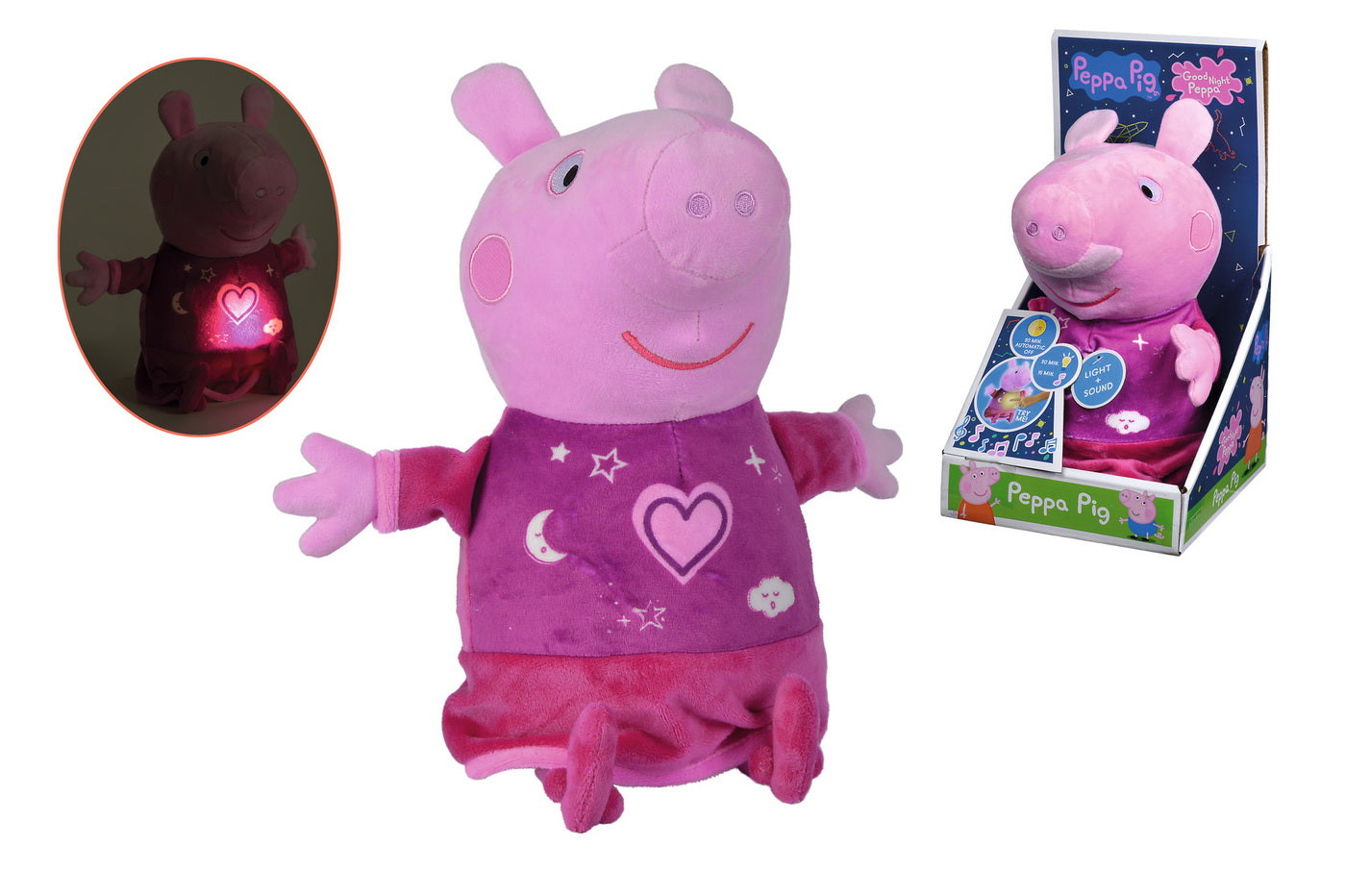 Peppa pig plus noapte buna 25cm