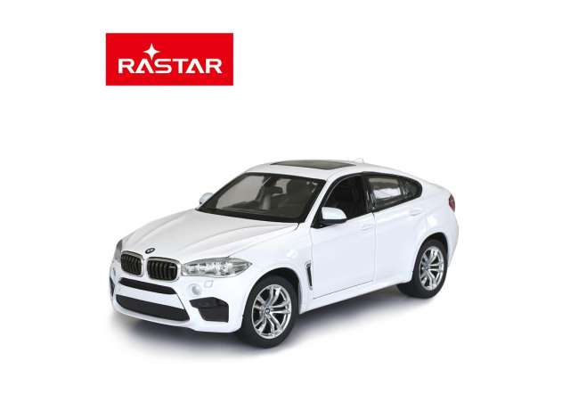 Masinuta metalica bmw x6m alb scara 1 la 24