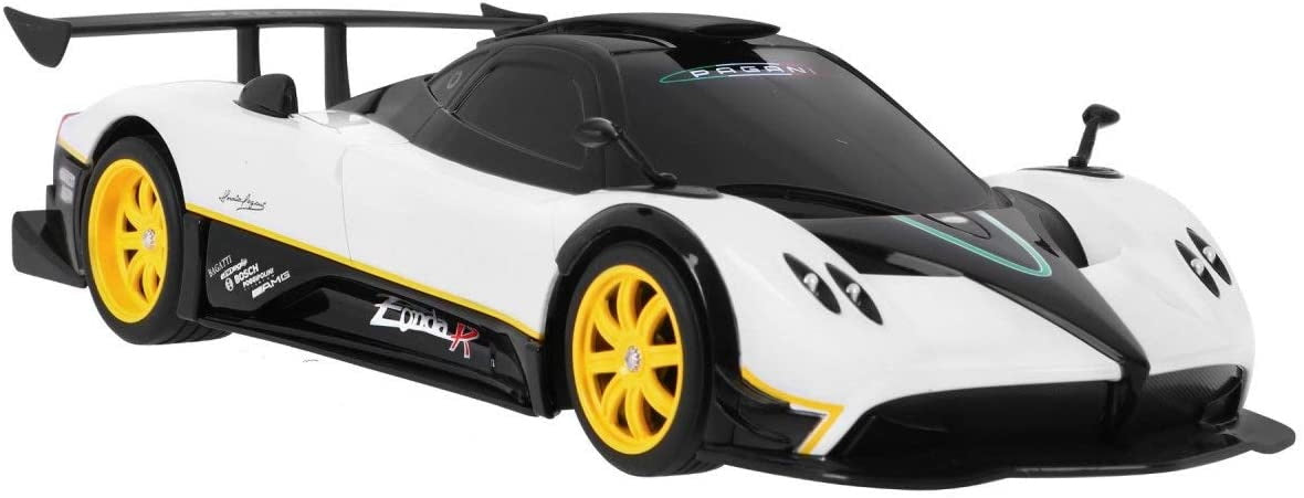 Masina cu telecomanda pagani zonda r alb cu scara 1 la 14