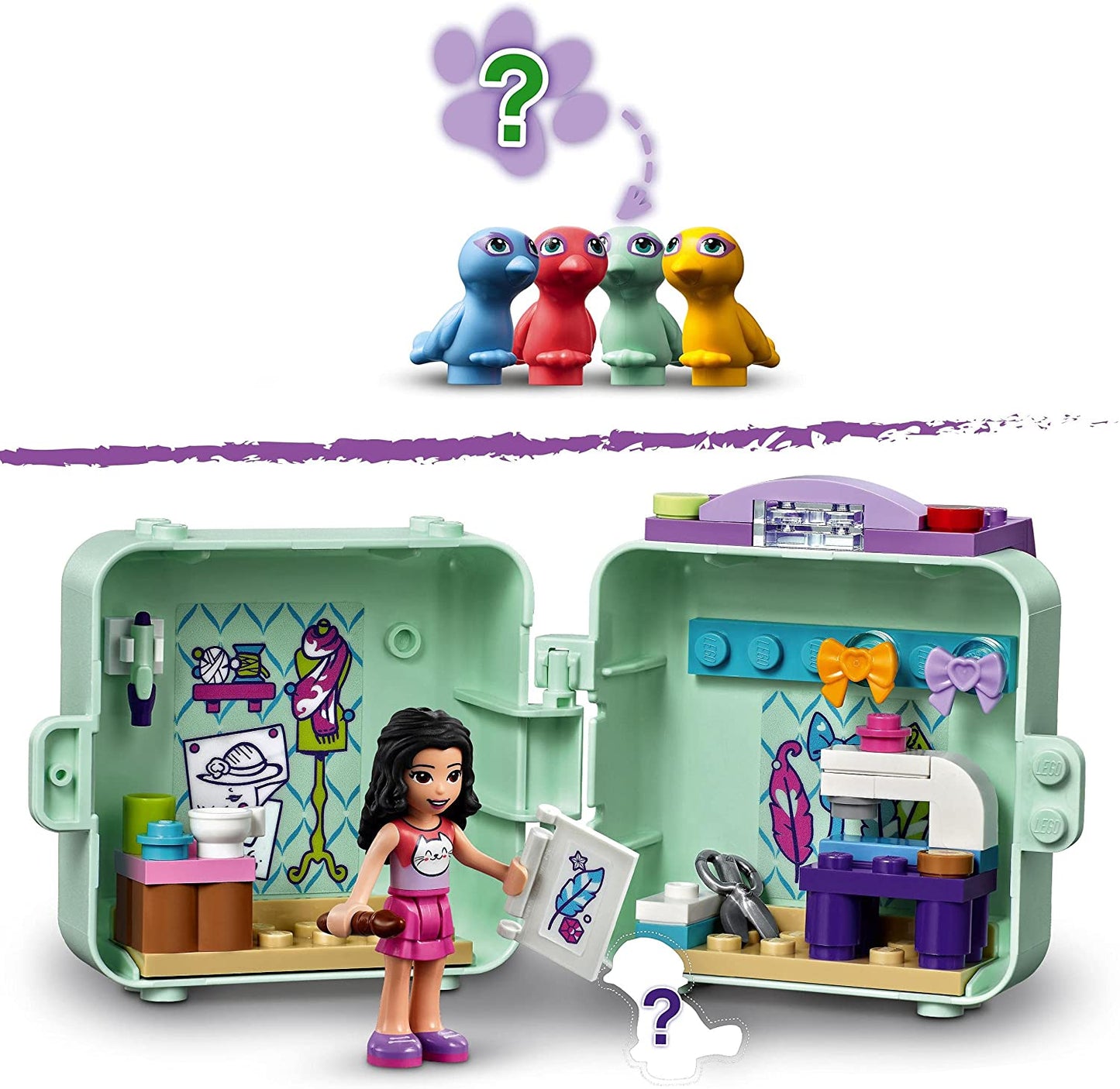 Lego friends cubul de moda al emmei 41668