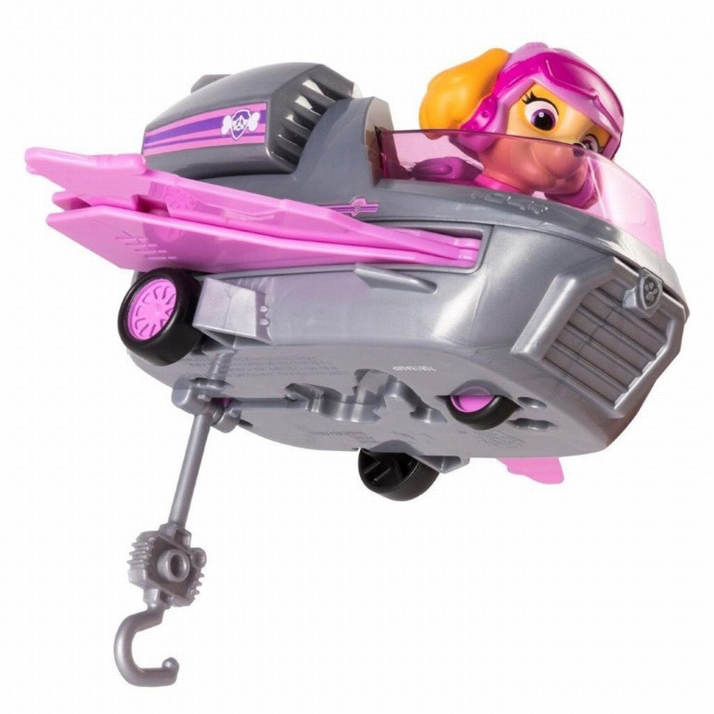 Figurina cu autovehicul paw patrol elicopterul lui skye