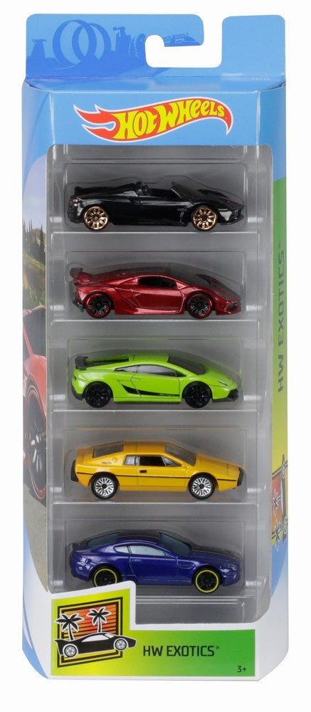 Set 5 masini hot wheels exotics