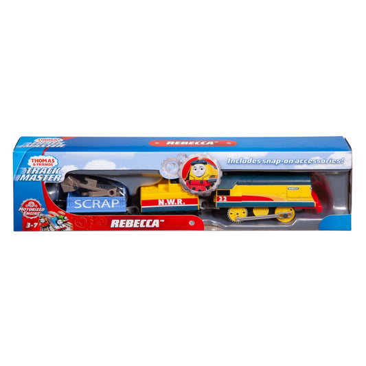 Thomas locomotiva rebecca motorizata cu 2 vagoane