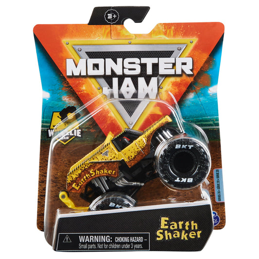 Monster jam masinuta metalica earth shaker scara 1 la 64