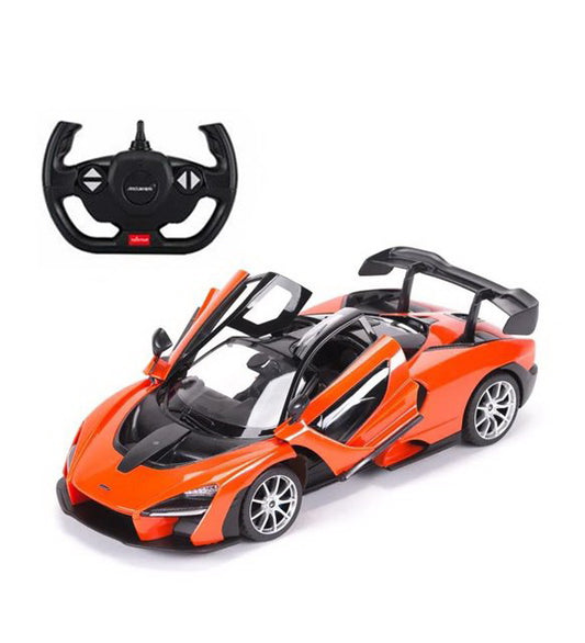 Masina cu telecomanda mclaren senna portocaliu cu scara 1 la 14