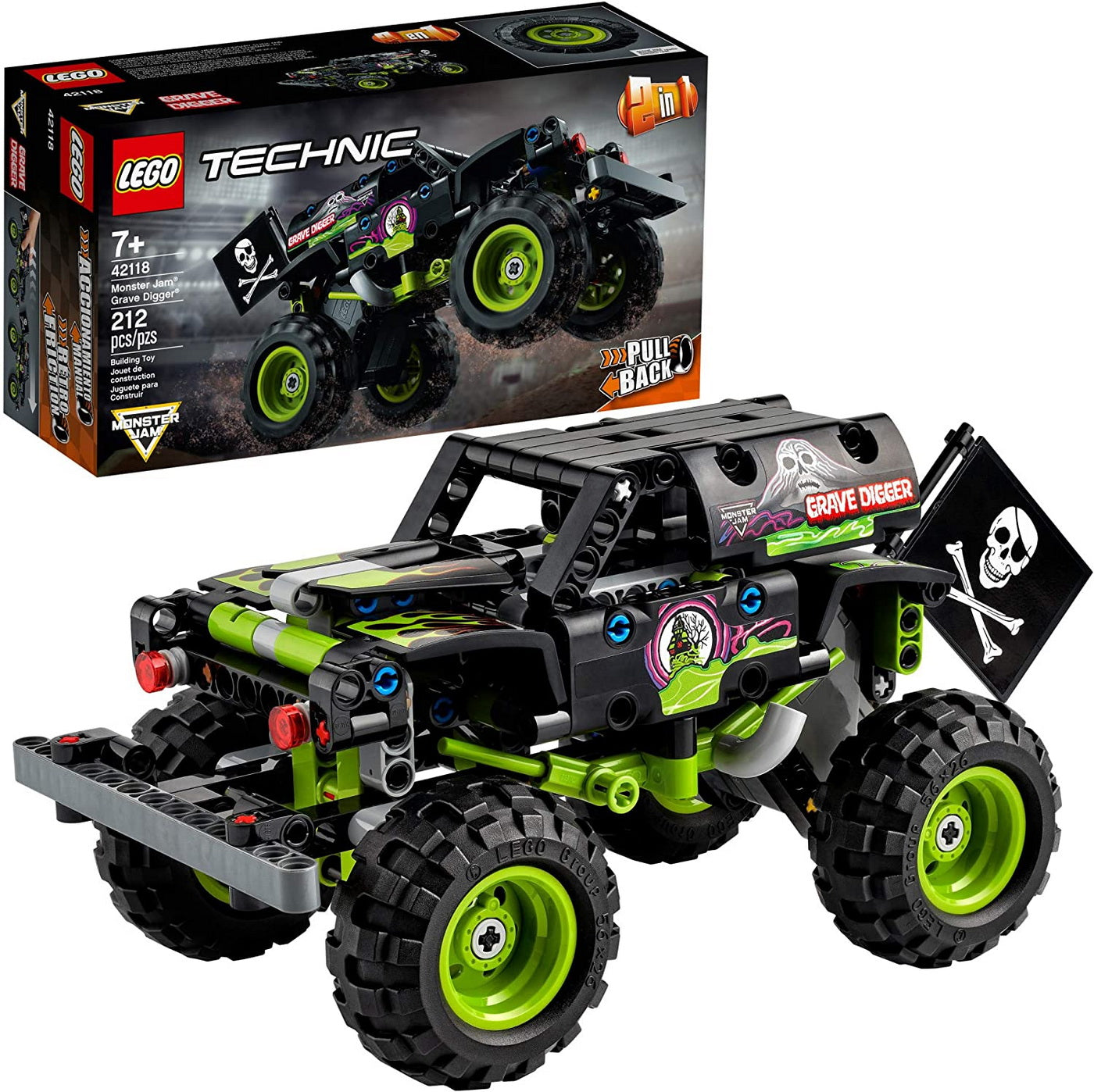 Lego technic monster jam  grave digger 42118