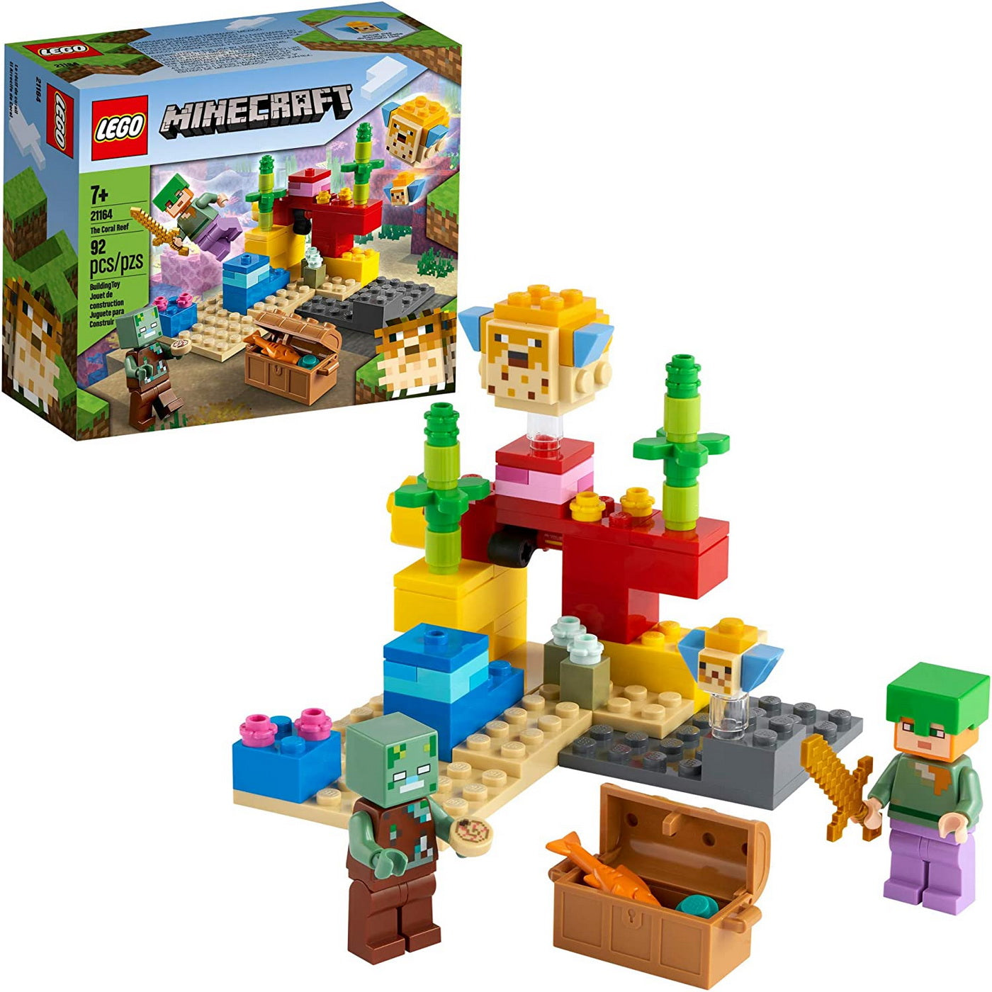 Lego minecraft reciful de corali 21164