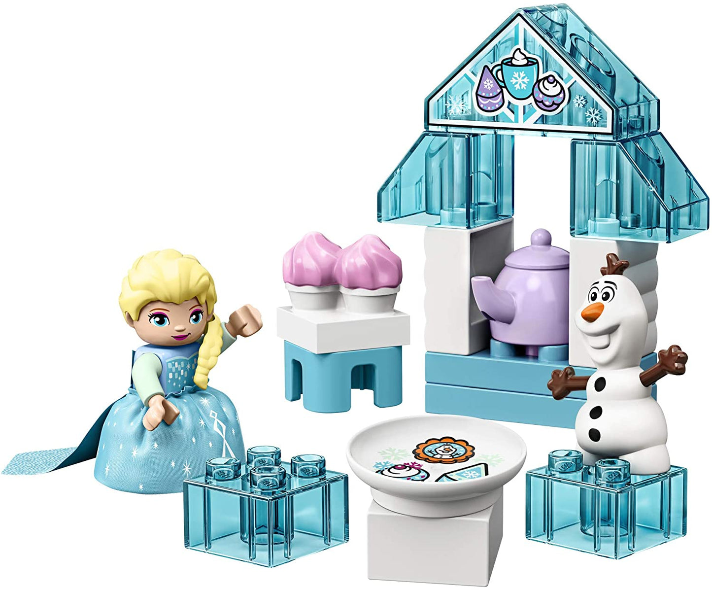 Lego duplo elsa si olaf la petrecere