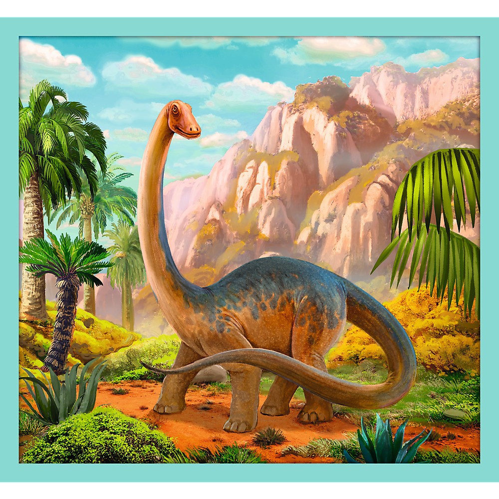 Puzzle trefl 10in1 lumea dinozaurilor