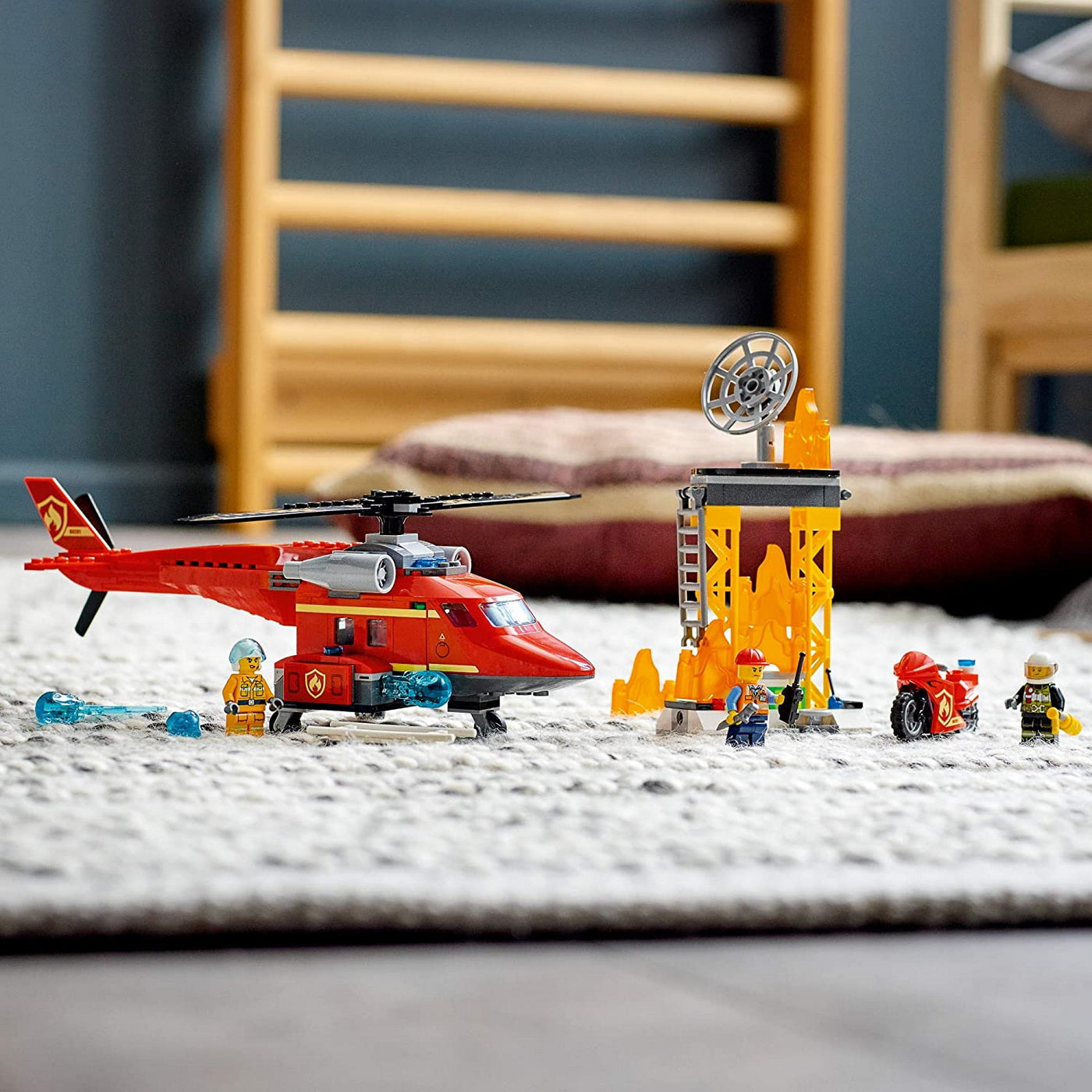 Lego city  elicopter de pompieri 60281