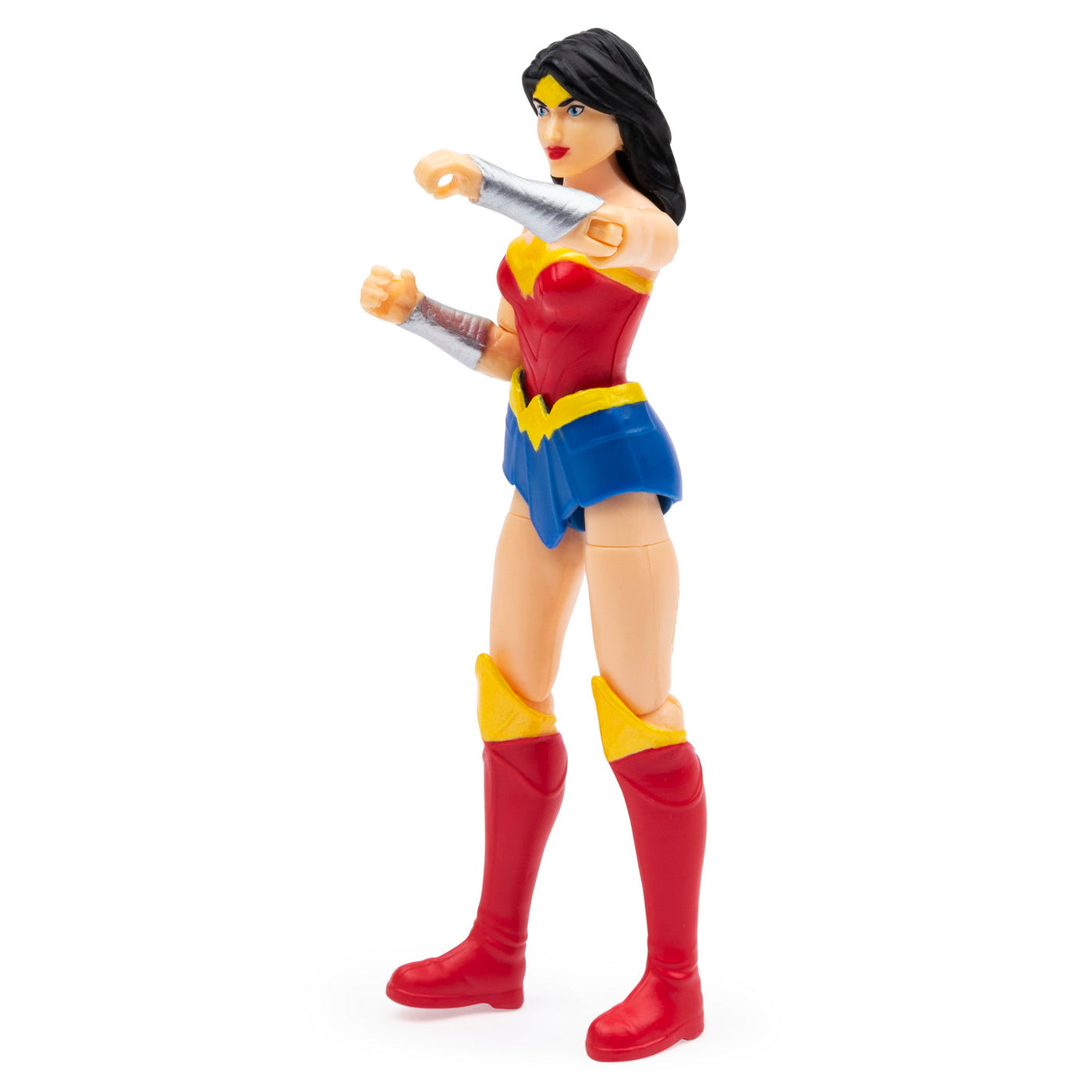 Figurina wonder woman 10cm flexibila si cu accesorii