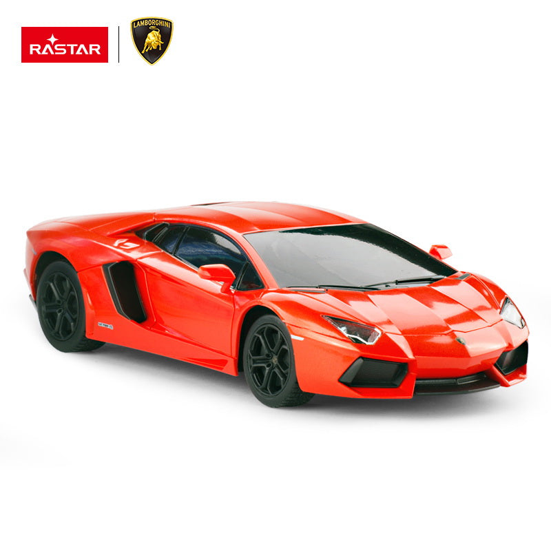 Masina cu telecomanda lamborghini aventador rosu cu scara 1 la 24