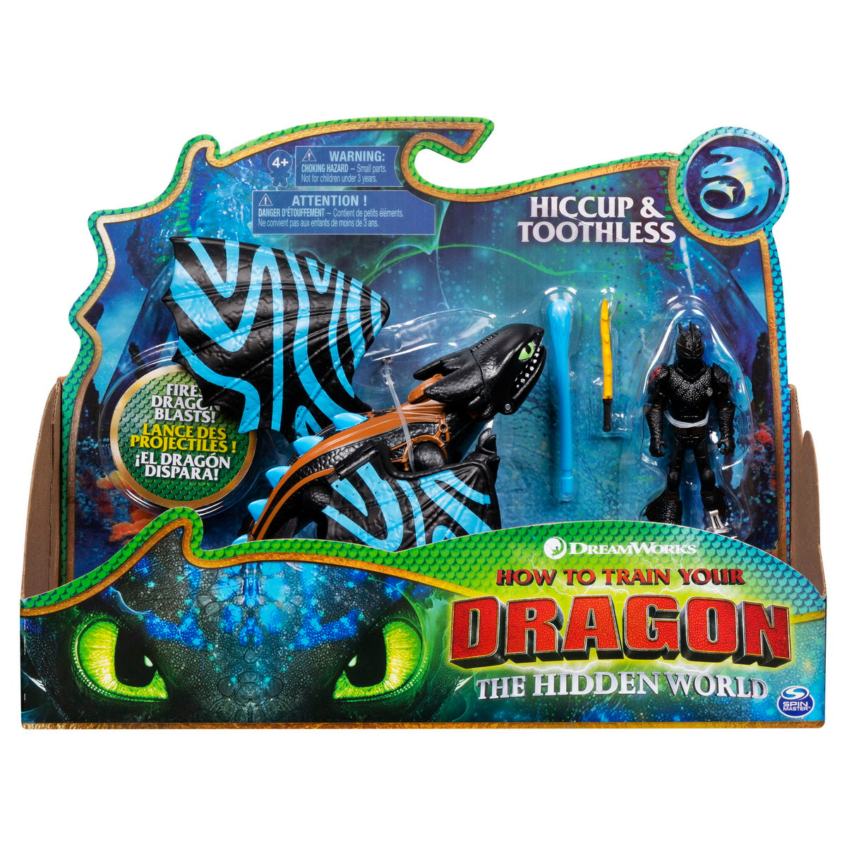 Dragons 3 figurina hiccup si stirbul cu lansator