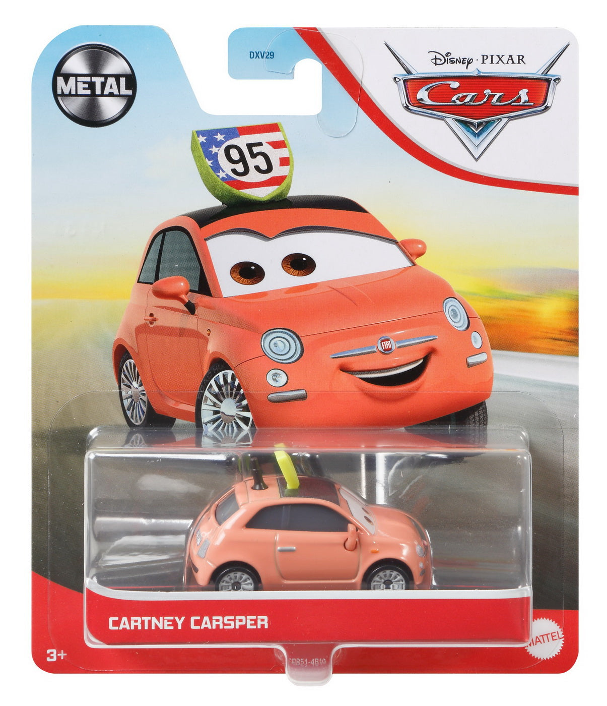 Masinuta metalica cars3 personajul cartney carsper