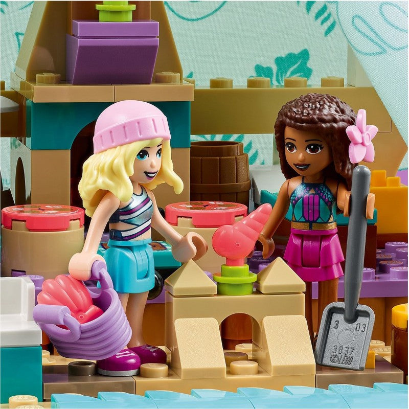 Lego friends camping luxos de plaja 41700