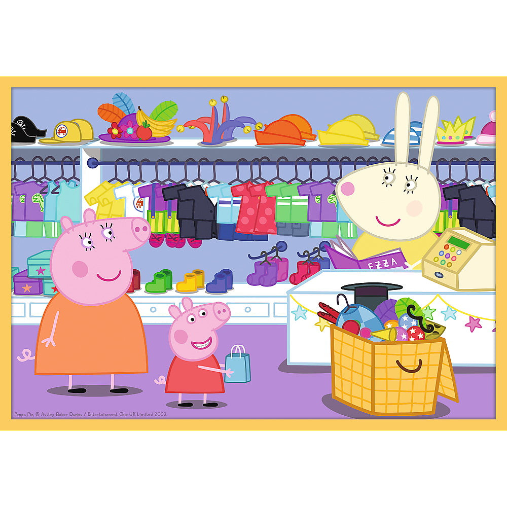 Puzzle trefl 10in1 intalneste-o pe peppa pig